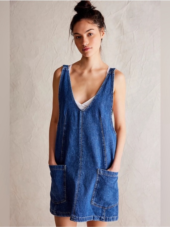 Free People Denim - Free People We The Free High Roller Skirtall